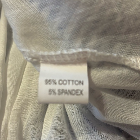 NWT Ibtom 80 Cotton Blue Stripe Eyelet Pinafore Lined Sleeveless Dress- Sz 9-18M - Picture 5 of 7